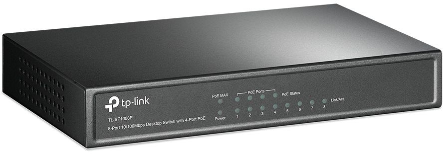 TP-LINK 8port PoE Switch 4 PoE Ports